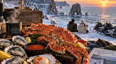 Зимой Сахалин сначала пробуют на вкус Зимой Сахалин сначала пробуют на вкус